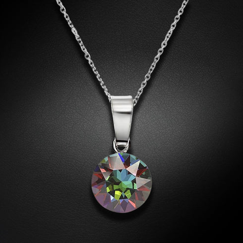 Серебряный кулон "Классика (Vitrail Medium)" с кристаллами Swarovski™